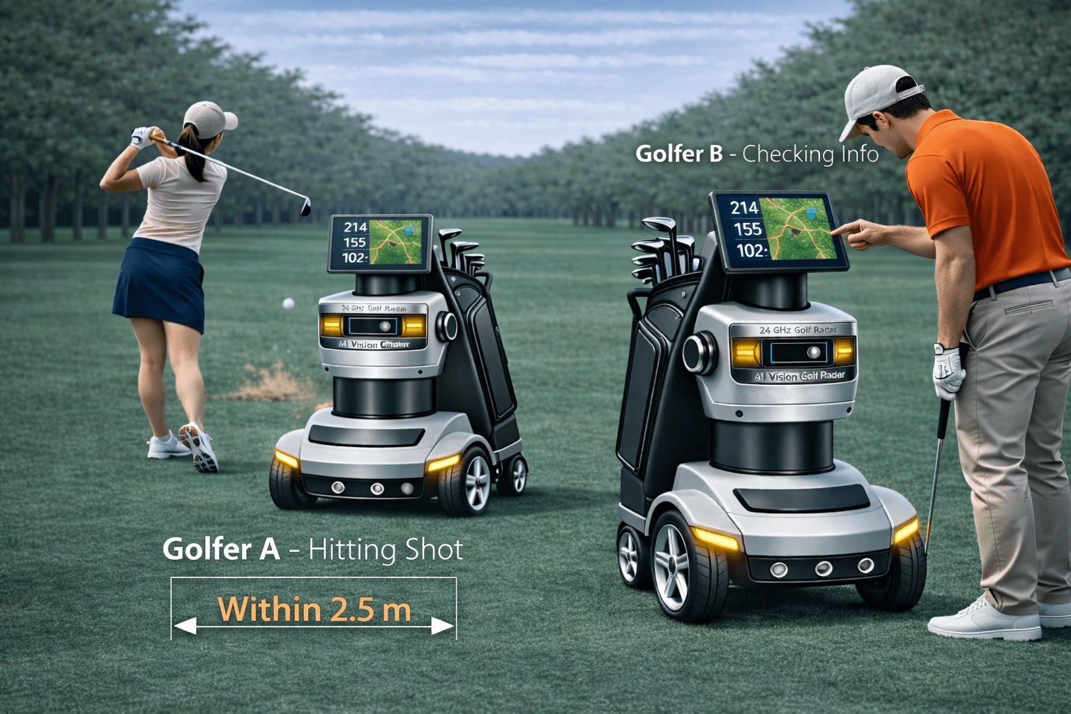 Physical AI Robot Caddie 기반 골프장 AX Solution